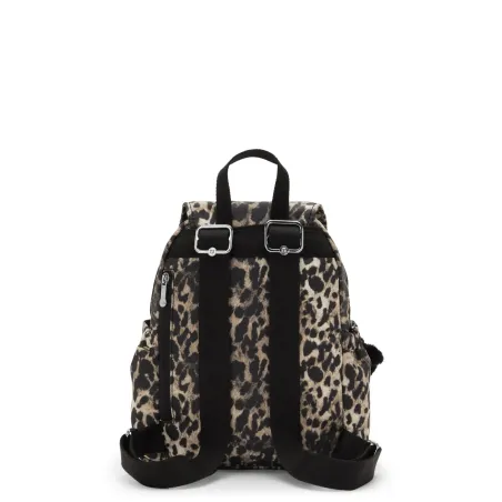 Sac à Dos City Pocket Mini Wild Leopard en Toile