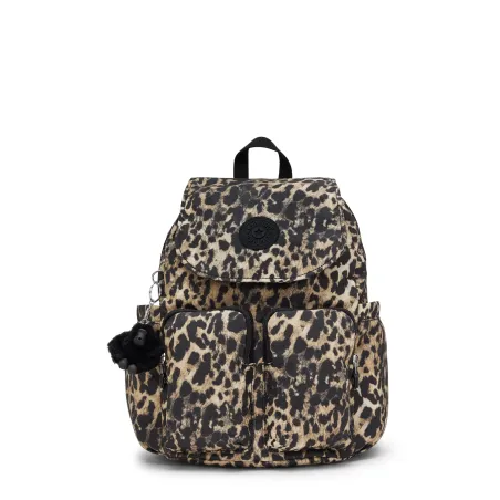 Sac à Dos City Pocket S Wild Leopard en Toile