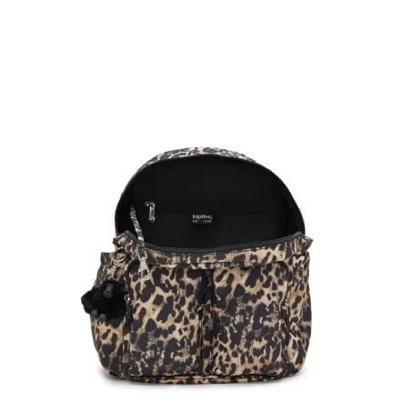 Sac à Dos City Pocket S Wild Leopard en Toile