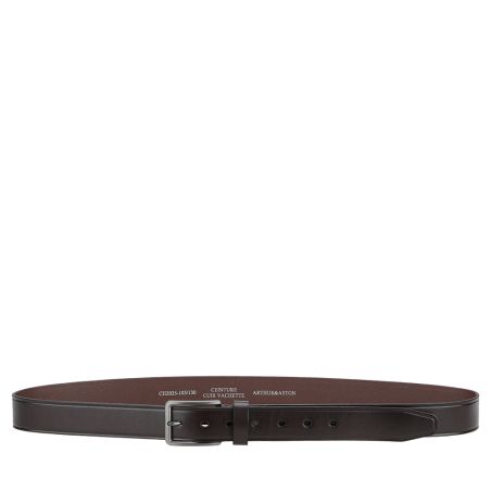 copie de Ceinture Arthur&Aston en cuir lisse et boucle carré
