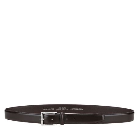 Ceinture homme large Arthur&Aston en cuir à surpiqûres