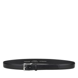 Ceinture homme large Arthur&Aston en cuir à surpiqûres