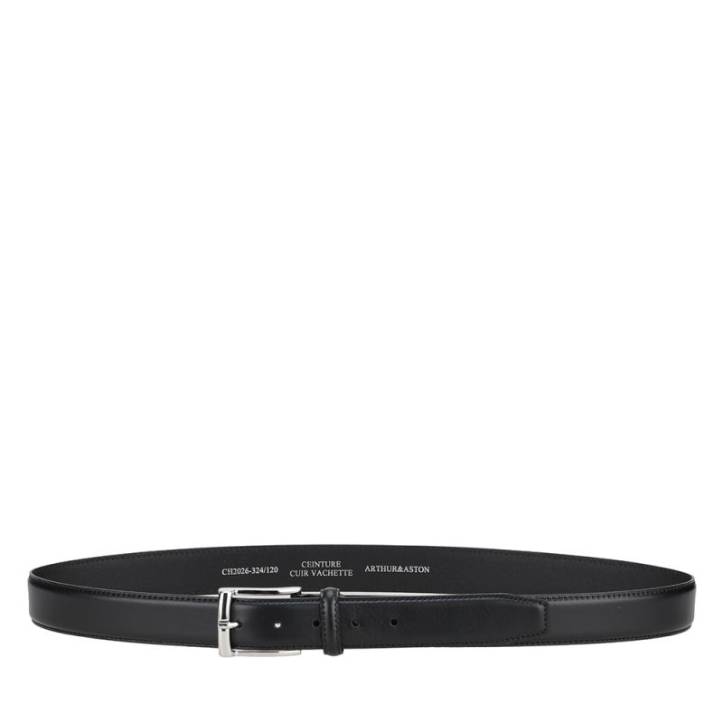 Ceinture homme large Arthur&Aston en cuir à surpiqûres