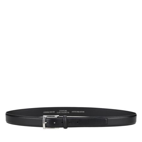 Ceinture homme large Arthur&Aston en cuir à surpiqûres