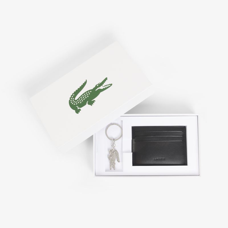 Coffret Porte-Cartes et Porte-clés FG en Cuir
