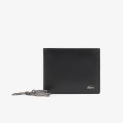 Coffret Portefeuille et Porte-clés FG Noir en Cuir
