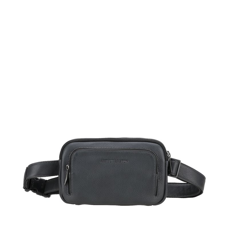 Sacoche banane compacte Arthur&Aston en cuir Nairo