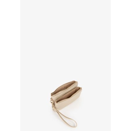 Double Portefeuille Zippé Bianka Re en Synthétique