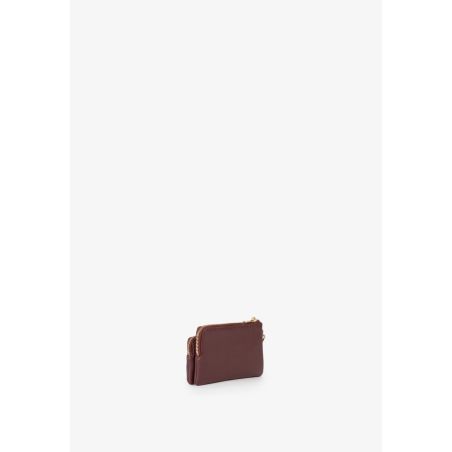 Double Portefeuille Zippé Bianka Re en Synthétique