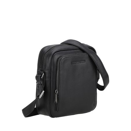 Grand sac travers à deux compartiments en cuir Nairo