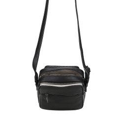 Grand sac travers à deux compartiments en cuir Nairo