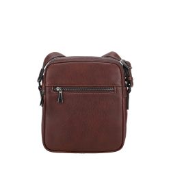 Grand sac travers à deux compartiments en cuir Nairo