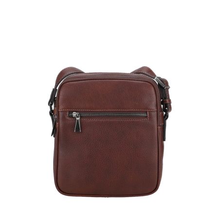 Grand sac travers à deux compartiments en cuir Nairo