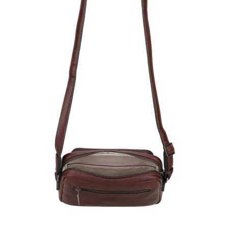 Petit sac besace en cuir Nairo