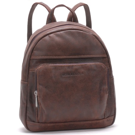 Petit Sac à Dos en Cuir Vachette Destroy - Arthur & Aston