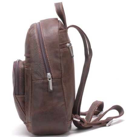 Petit Sac à Dos en Cuir Vachette Destroy - Arthur & Aston