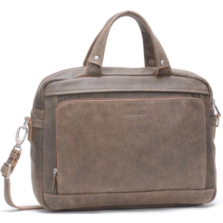Porte-Documents en Cuir Vachette Destroy - Arthur & Aston