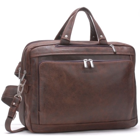 Porte-Documents Transformable en Cuir Vachette Destroy - Arthur & Aston