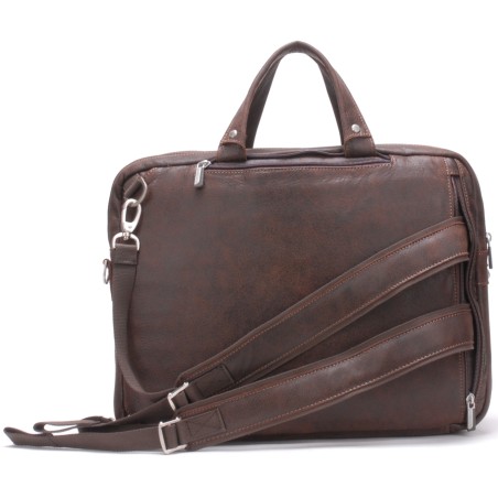 Porte-Documents Transformable en Cuir Vachette Destroy - Arthur & Aston