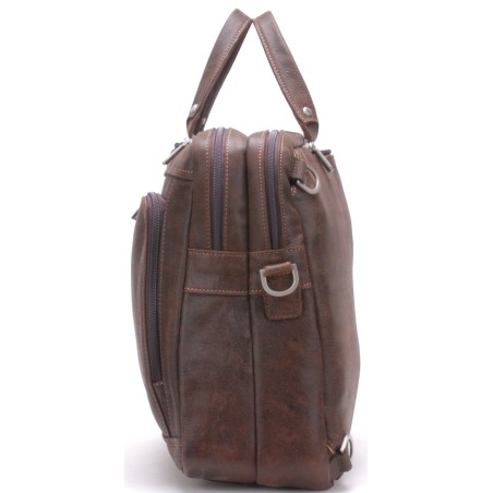 Porte-Documents Transformable en Cuir Vachette Destroy - Arthur & Aston