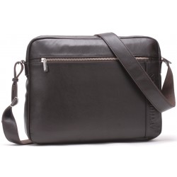 Besace Zippée en Cuir...