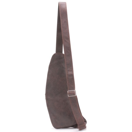 Sacoche Plate en Cuir Vachette Destroy - Arthur & Aston