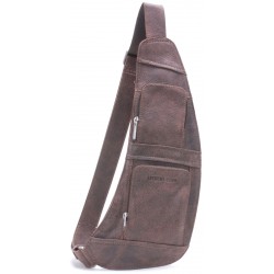 Sacoche Plate en Cuir Vachette Destroy - Arthur & Aston