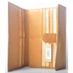 Compagnon Porte-Chéquier en Cuir Vachette Huilé - Arthur & Aston