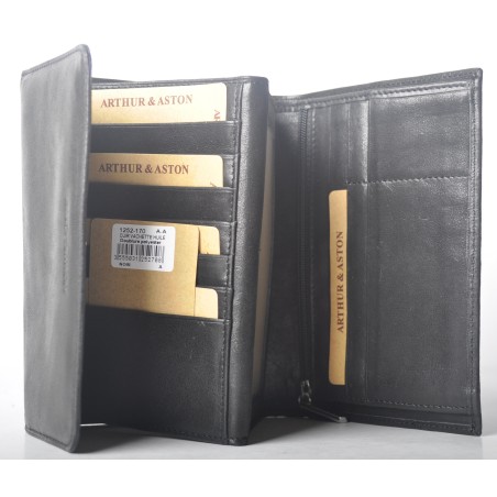 Portefeuille en Cuir Vachette Huilé - Arthur & Aston