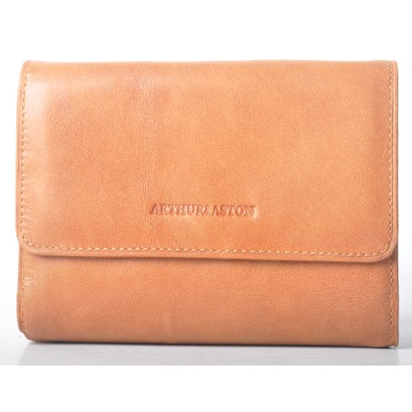 Portefeuille Dos à Dos en Cuir Vachette Huilé - Arthur & Aston