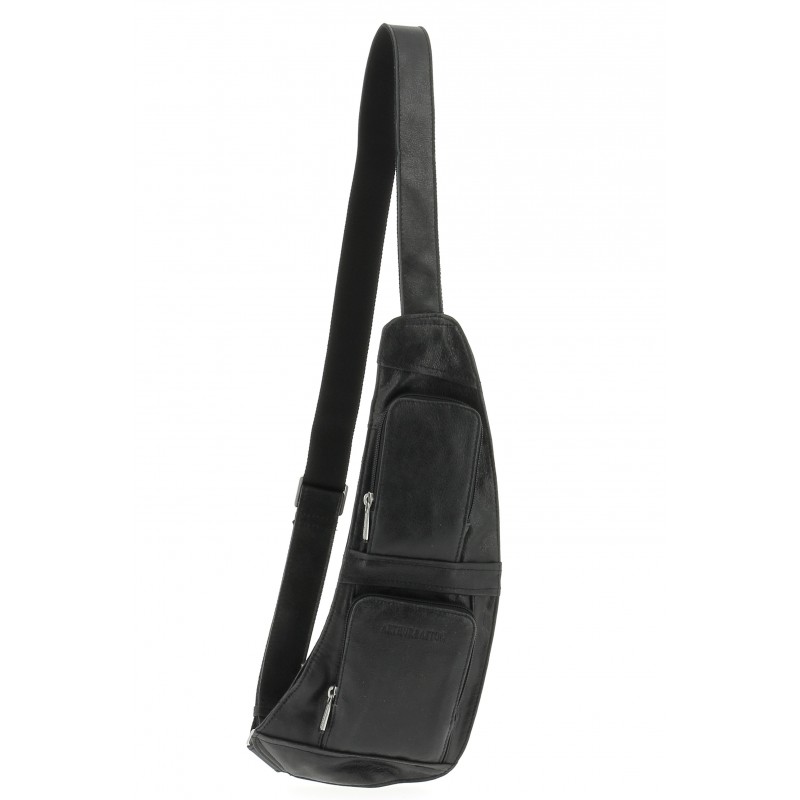 Sacoche Plate en Cuir Vachette Destroy - Arthur & Aston