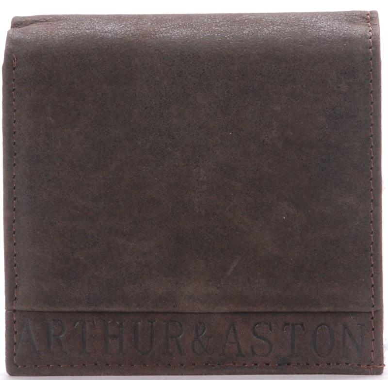 Porte-Monnaie et Cartes en Cuir Vieilli - Arthur & Aston