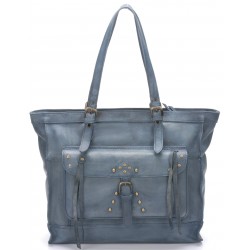 Sac Cabas en Cuir Ciré...