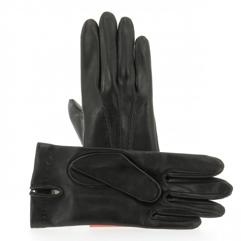 Gants Homme Cuir Agneau Noir - Isotoner