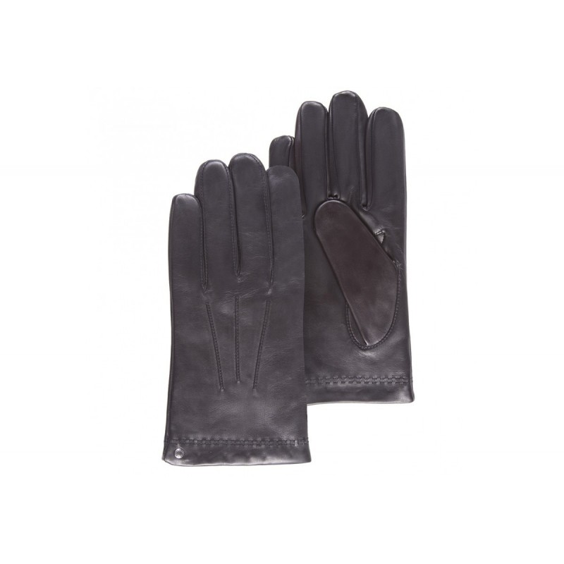 Gants Homme Cuir Agneau Noir - Isotoner