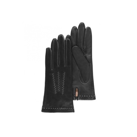 Gants Femme Cuir Agneau Noir - Isotoner