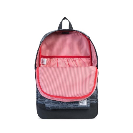 Sac à Dos Heritage White Noise/Black vue ouvert. - Herschel