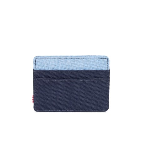Porte-cartes Charlie Peacoat/Limoges Crosshatch - Herschel