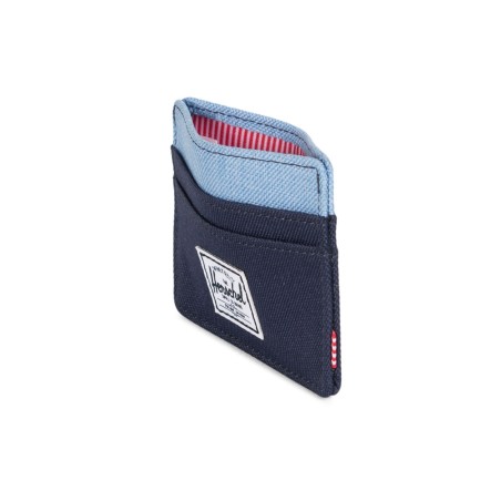 Porte-cartes Charlie Peacoat/Limoges Crosshatch - Herschel
