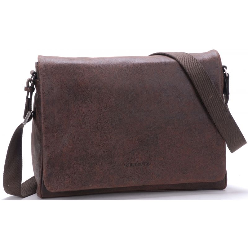 Besace Rabat en Cuir Destroy - Arthur & Aston