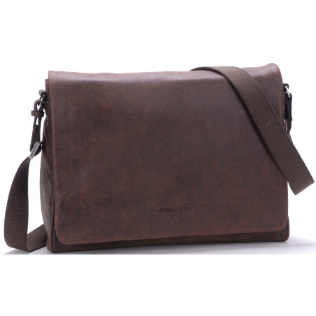 Besace Rabat en Cuir Destroy - Arthur & Aston