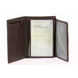 Grand Portefeuille en Cuir Vachette Pleine Fleur - Arthur & Aston