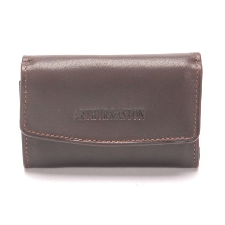 Porte-Monnaie et Cartes Dos à Dos en Cuir Plongé - Arthur & Aston