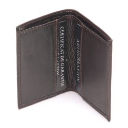 Porte-Cartes en  Cuir Vachette Plongé - Arthur & Aston