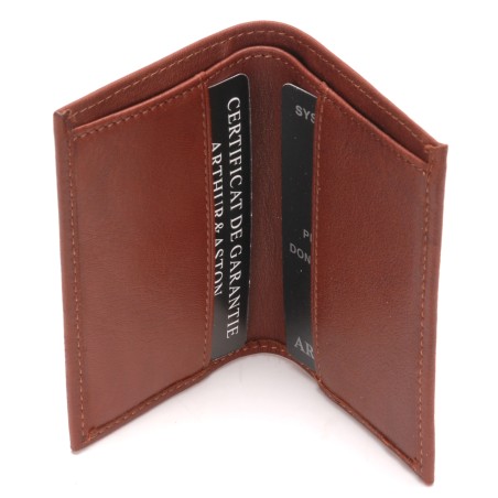 Porte-Cartes en  Cuir Vachette Plongé - Arthur & Aston
