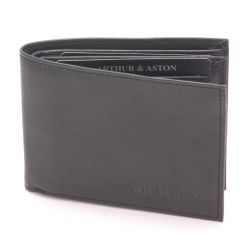 Portefeuille Italien en Cuir Vachette Plongé - Arthur & Aston