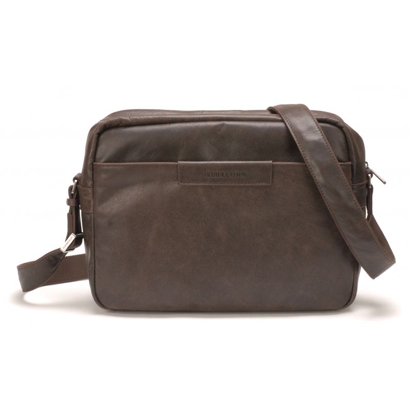 Besace en Cuir Vachette Vieilli - Arthur & Aston Besace en Cuir Vachette Vieilli - Arthur & Aston