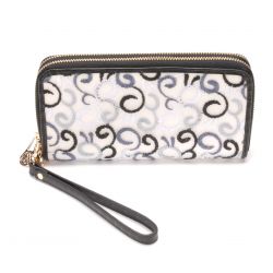 Compagnon Zippé Laly Toile et Cuir - Arthur & Aston
