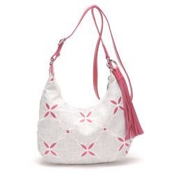 Sac Bandoulière Belinda en Toile et Cuir - Arthur & Aston