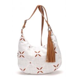 Sac Bandoulière Belinda en Toile et Cuir - Arthur & Aston